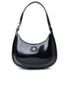 TORY BURCH ROBINSON BLACK LEATHER BAG