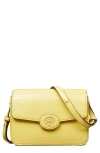 TORY BURCH TORY BURCH ROBINSON CROSSHATCHED LEATHER CONVERTIBLE CROSSBODY BAG