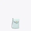 Tory Burch Robinson Crosshatched Phone Crossbody In Summit