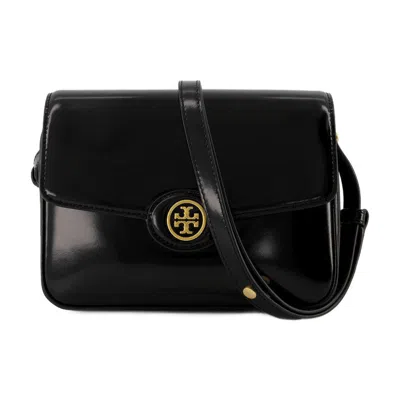 Tory Burch Robinson Hobo Bag In Black