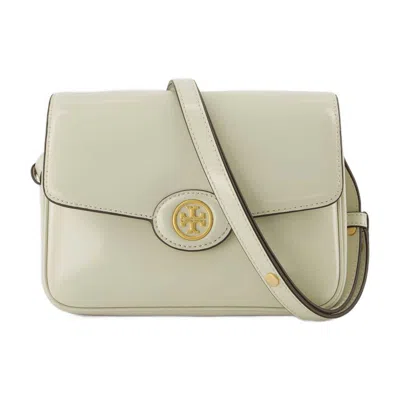 Tory Burch Robinson Hobo Bag In White