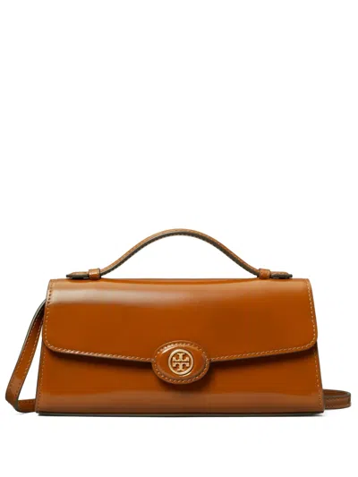 Tory Burch Robinson Mini Bag In Brown