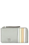 Tory Burch Robinson Pebble Leather Card Case
