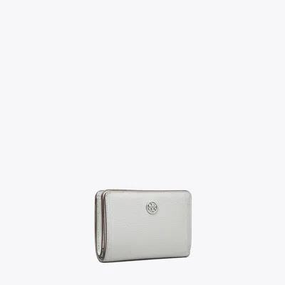 Tory Burch Robinson Pebbled Bi-fold Wallet