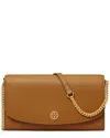 Tory Burch Robinson Leather Wallet On A Chain