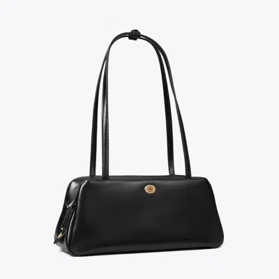 Tory Burch Robinson Satchel In Black