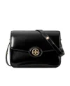 Tory Burch Robinson Convertible Patent Shoulder Bag