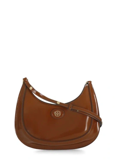 Tory Burch Robinson Shoulder Bag In Brown