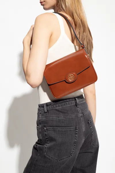 Tory Burch ‘robinson' Shoulder Bag In Brown