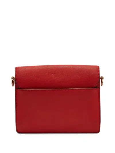 Pre-owned Tory Burch Robinson Shoulder Bag In Red