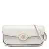 Tory Burch Robinson Shoulder Bag In White