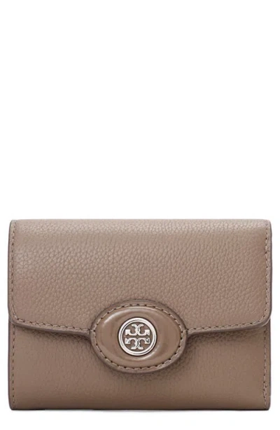 Tory Burch Robinson Small Pebbled Leather Wallet