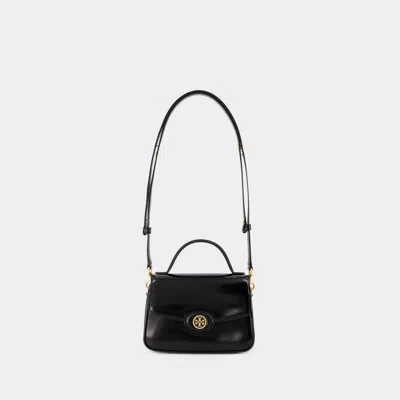 Tory Burch Robinson Small Top Handle Bag -  - Leather - Black