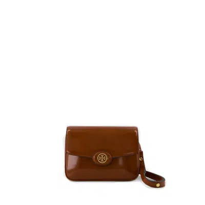 Tory Burch Robinson Spazzolato Bag - Leather - Brown