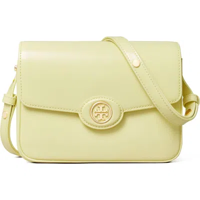 Tory Burch Robinson Spazzolato Leather Shoulder Bag