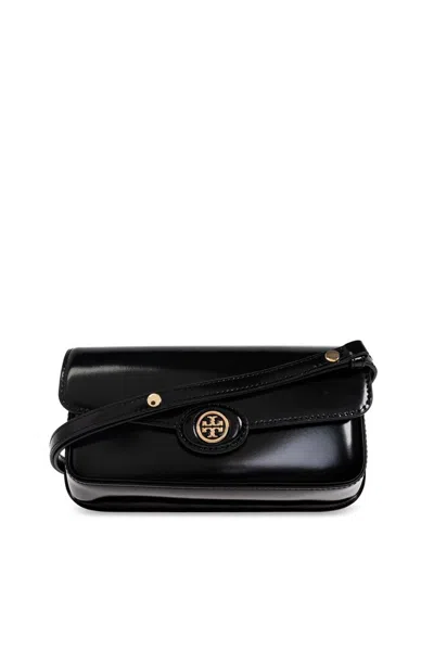 Tory Burch Robinson Shoulder Bag In Black