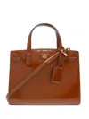 Tory Burch Top Handle Shoulder Bag In Brown