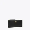 Tory Burch Robinson Zip Slim Wallet In Black