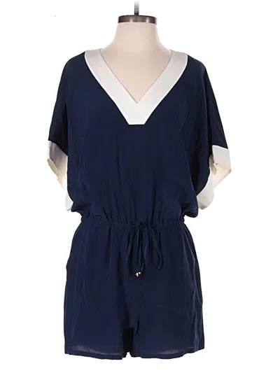 Pre-owned Tory Burch Romper In Blue