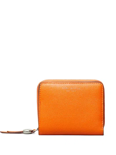 Tory Burch Romy Bi-fold Wallet In Orange