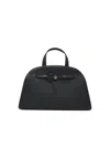 Tory Burch 'romy' Black Lear Top Case In Black