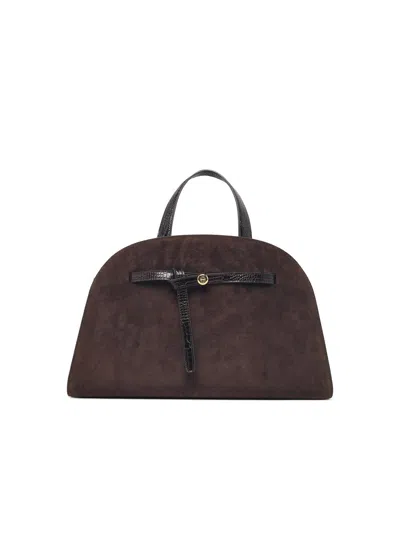 Tory Burch 'romy' Brown Suede Top Case