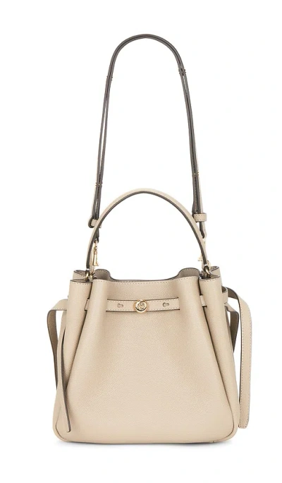 Tory Burch Romy Bucket Bag In Soft Cement