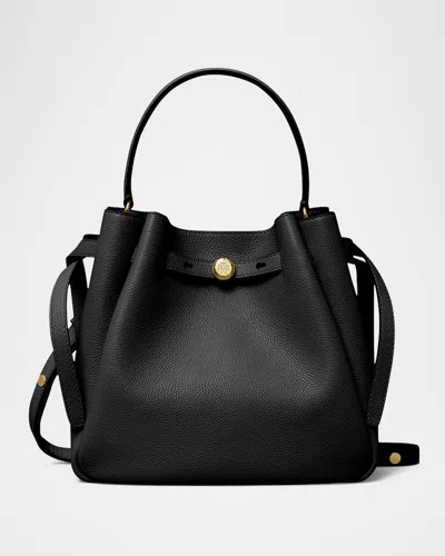 Tory Burch Romy Bucket Bag In Black
