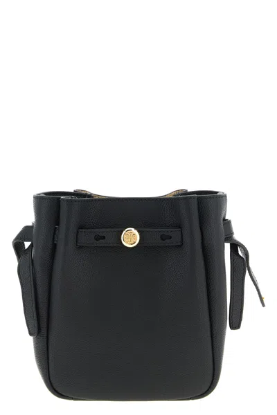 Tory Burch 'romy' Bucket Bag In Black