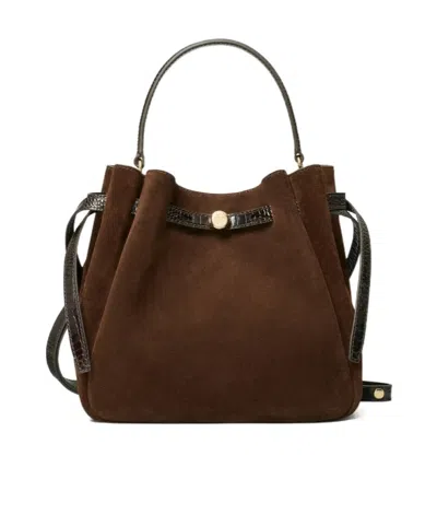 Tory Burch Romy Bucket Bag In Brown