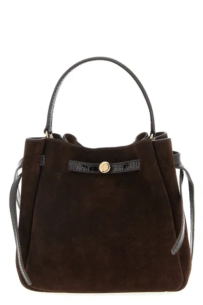 Tory Burch 'romy' Bucket Bag In Brown