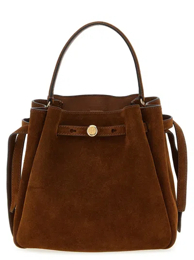 Tory Burch Romy Bucket Bag In Brown