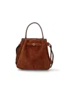 Tory Burch Romy Bucket Bag In Brown