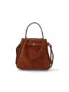 Tory Burch Romy Bucket Bag In Brown