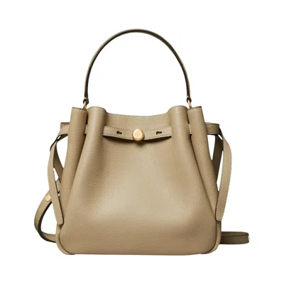 Pre-owned Tory Burch Romy Bucket Bag 'brown' | Women's Size Onesize