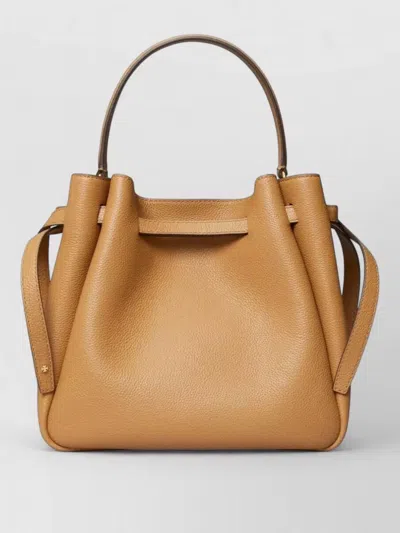 Tory Burch Romy Bucket Bag Crossbody Top Handle In Brown