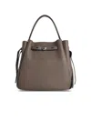 Tory Burch 'romy' Bucket Bag In Wild Mushroom Lear In Brown