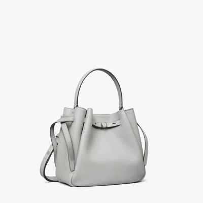 Tory Burch Romy Bucket Bag In Light Granite