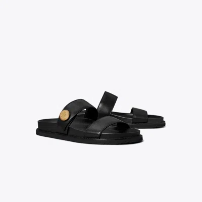 Tory Burch Romy Sport Slide Sandal In Black