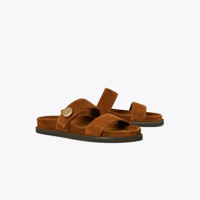 Tory Burch Romy Burch Slide In Brown
