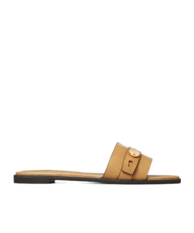 TORY BURCH ROMY BUTTON STRAP SLIDE