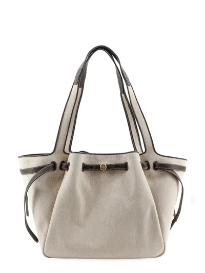 Tory Burch Romy Canvas Tote Bag In Red