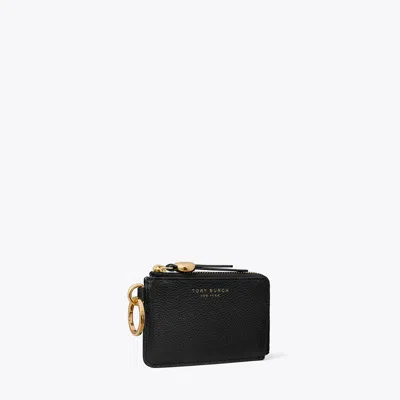 Tory Burch Romy Card Case Bag Charm In Black