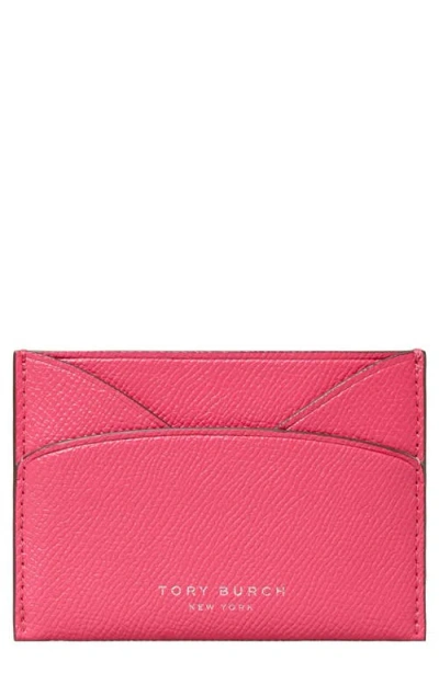 Tory Burch Romy Card Case In Pink