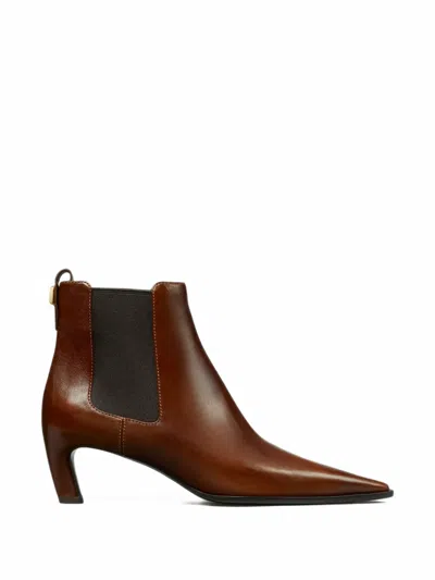 Tory Burch Romy Chelsea Boots In Brown