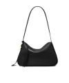 Tory Burch Romy Curved-flap Shoulder Bag In Black