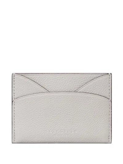 Tory Burch Romy Flat Card Case In Gray