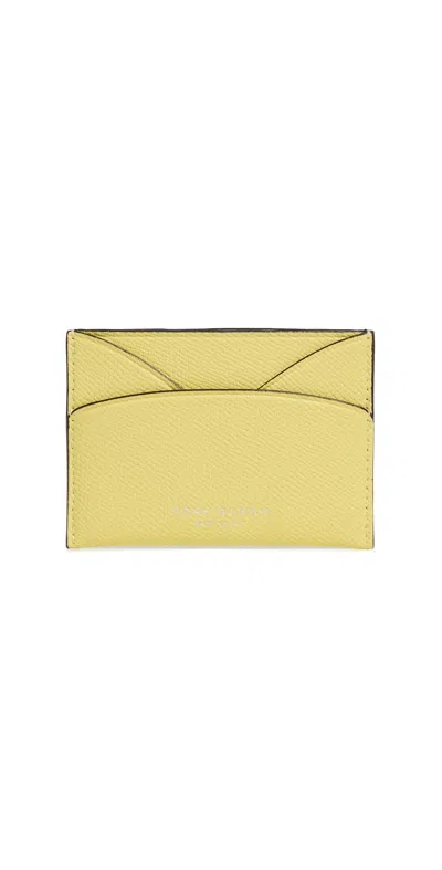 Tory Burch Romy Flat Card Case Yellow Sky
