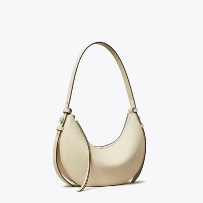 Tory Burch Romy Half Moon Bag In Neutral
