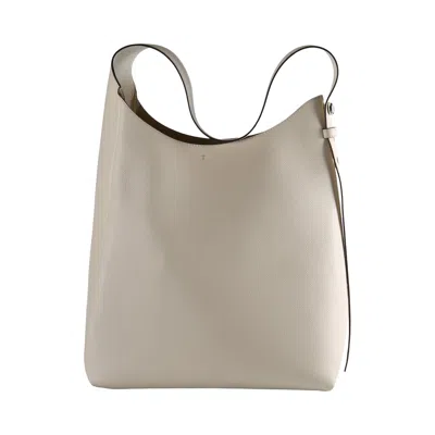 Pre-owned Tory Burch Romy Hobo Bag 'light Cream' | Women's Size Onesize